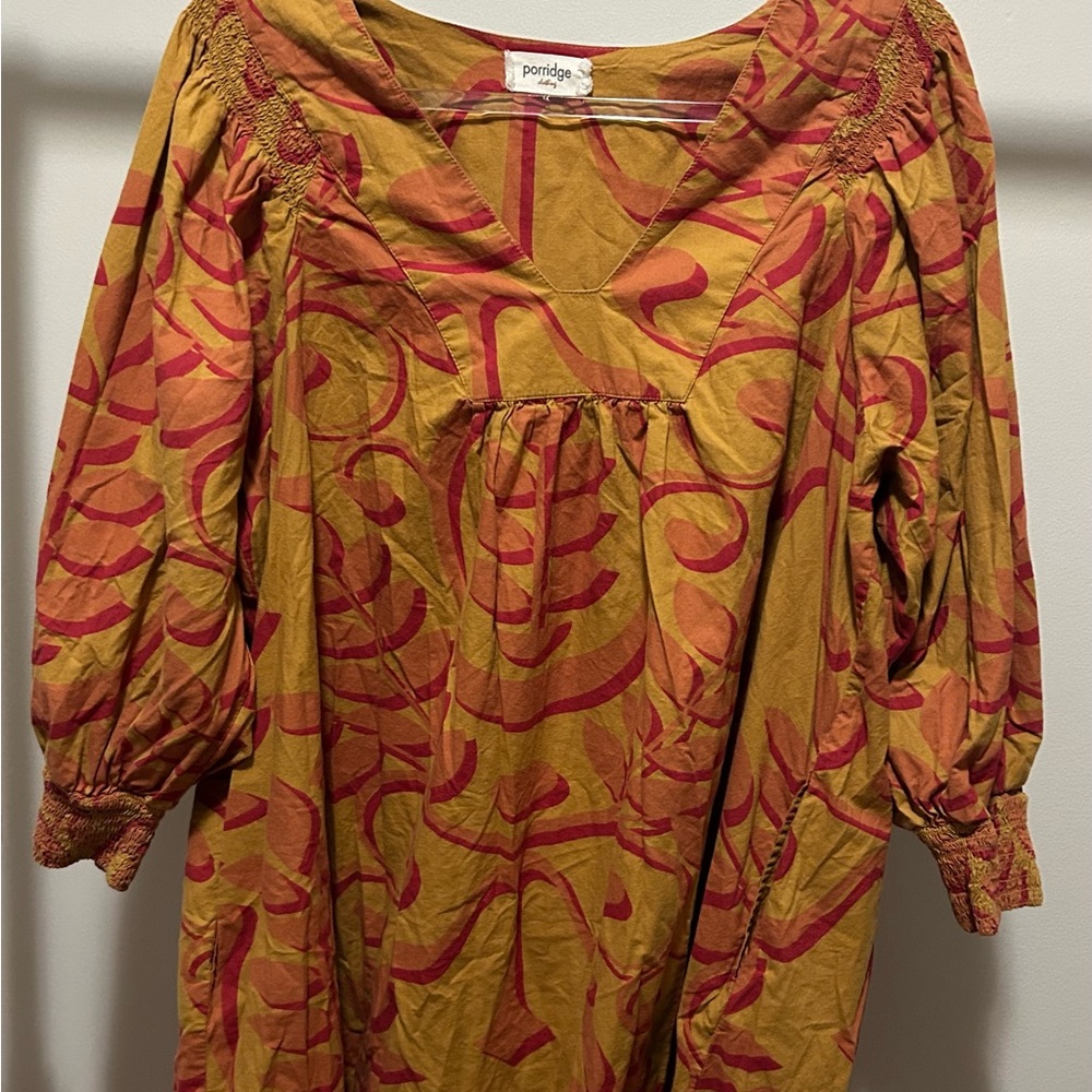 Porridge Women's Orange and Red Dress